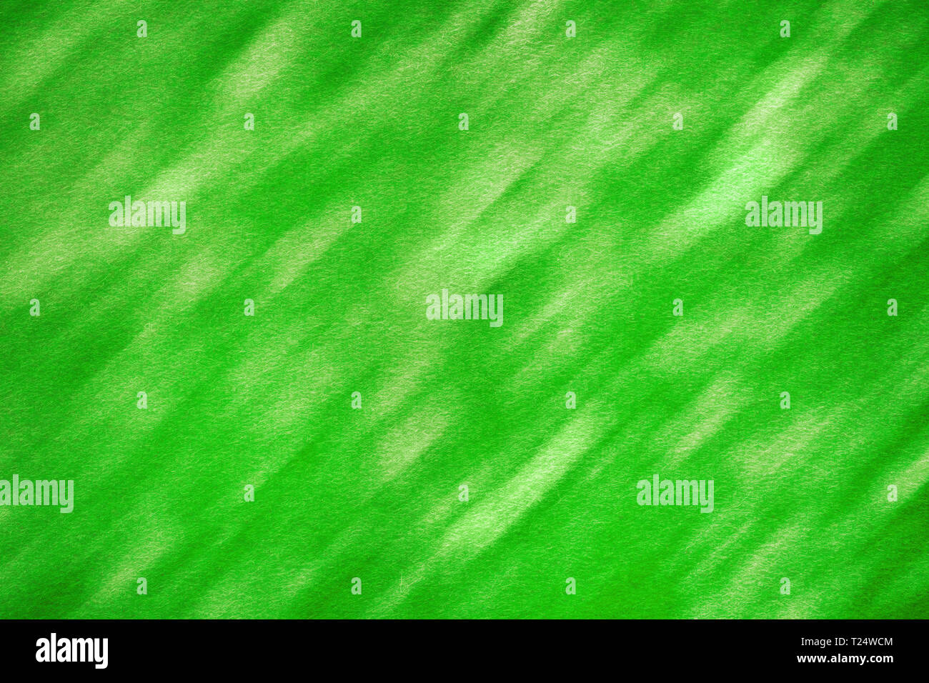 Grünen Filz Tisch mit tupfenmuster Oberfläche externe hautnah. Große makro Textur und Hintergrund Stockfoto