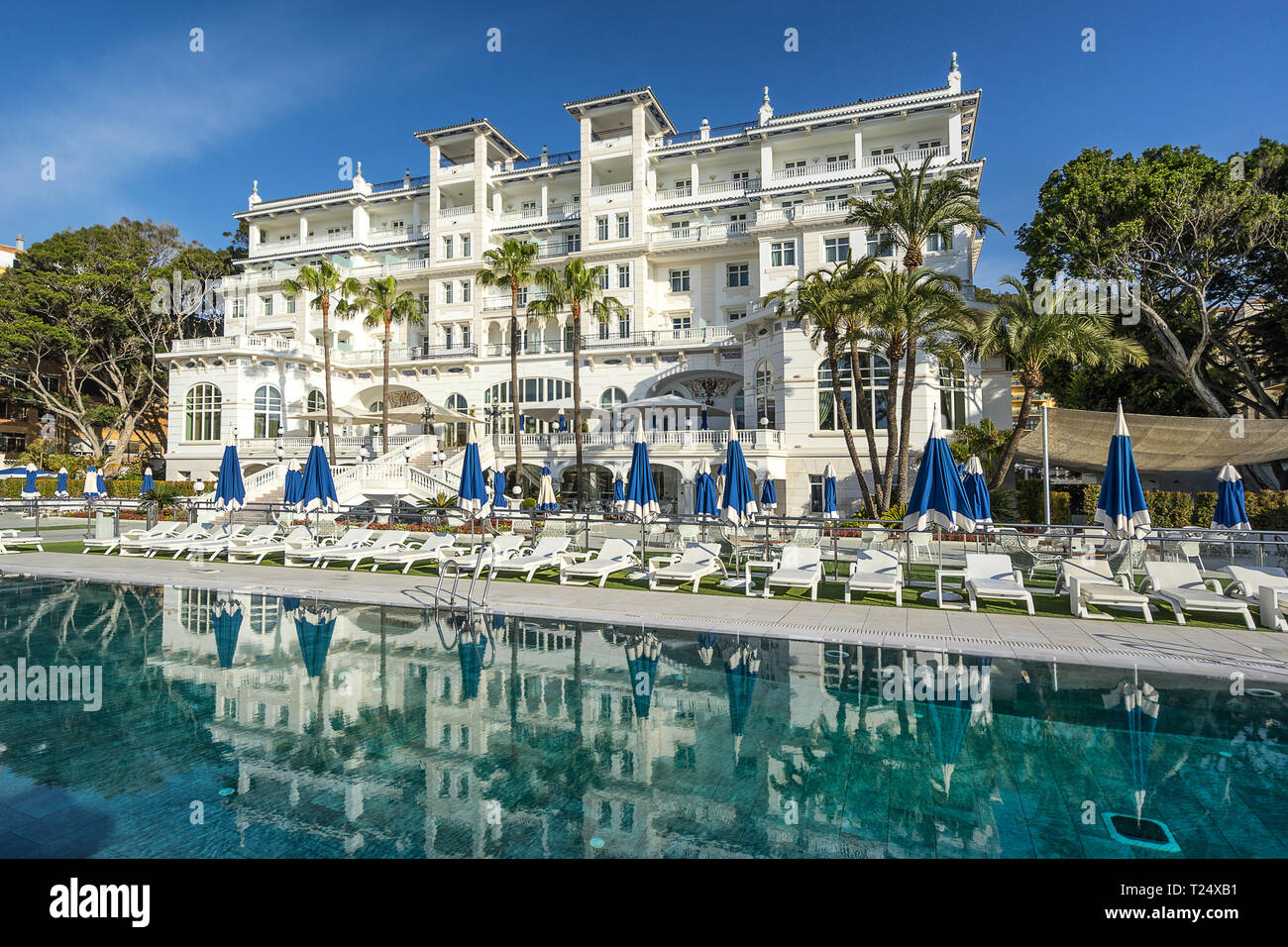 Hotel Gran Miramar in Malaga Spanien Stockfoto