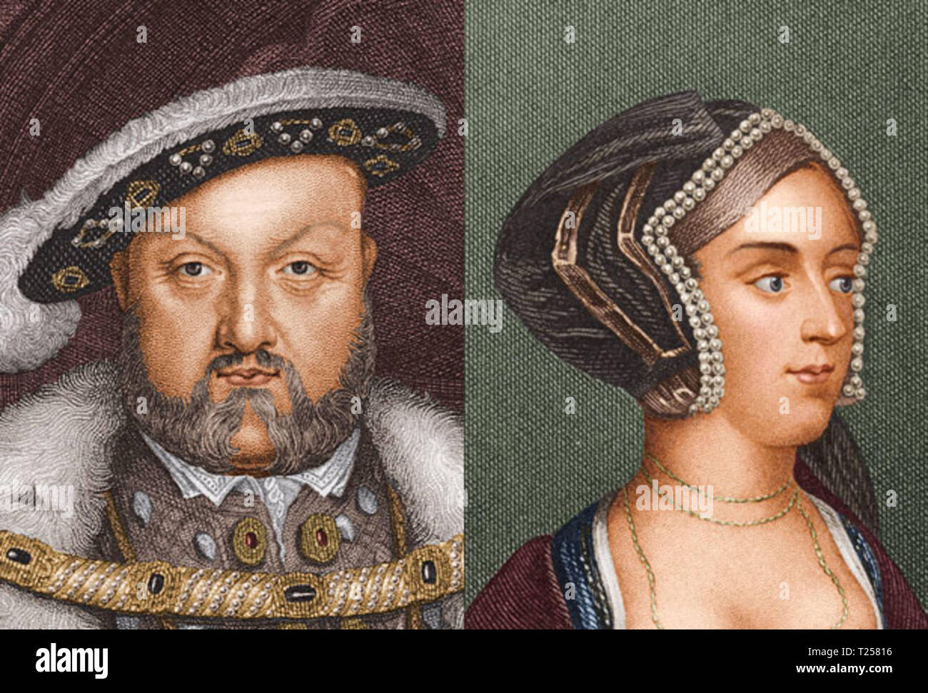 Portrait von Henry VIII Tudor Court Stockfoto