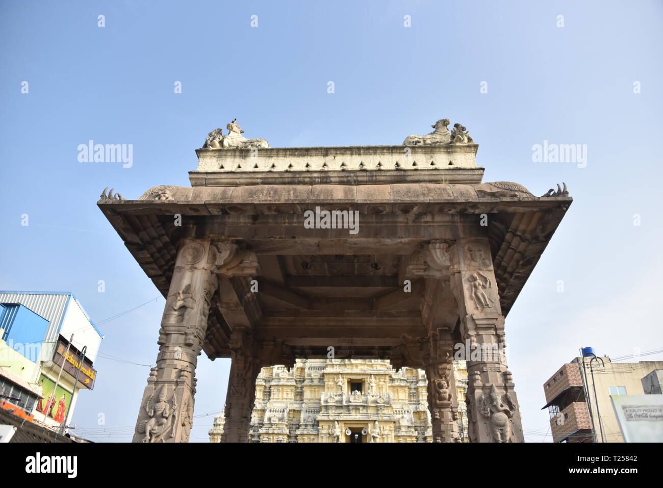 Ekambareswarar Tempel, Kanchipuram, Tamil Nadu, Indien Stockfoto