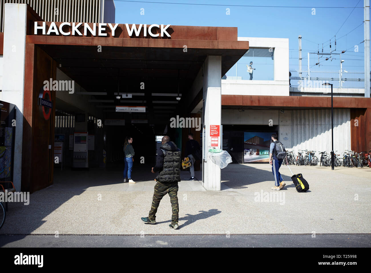 Hackney wick S-Bahn Station Stockfoto