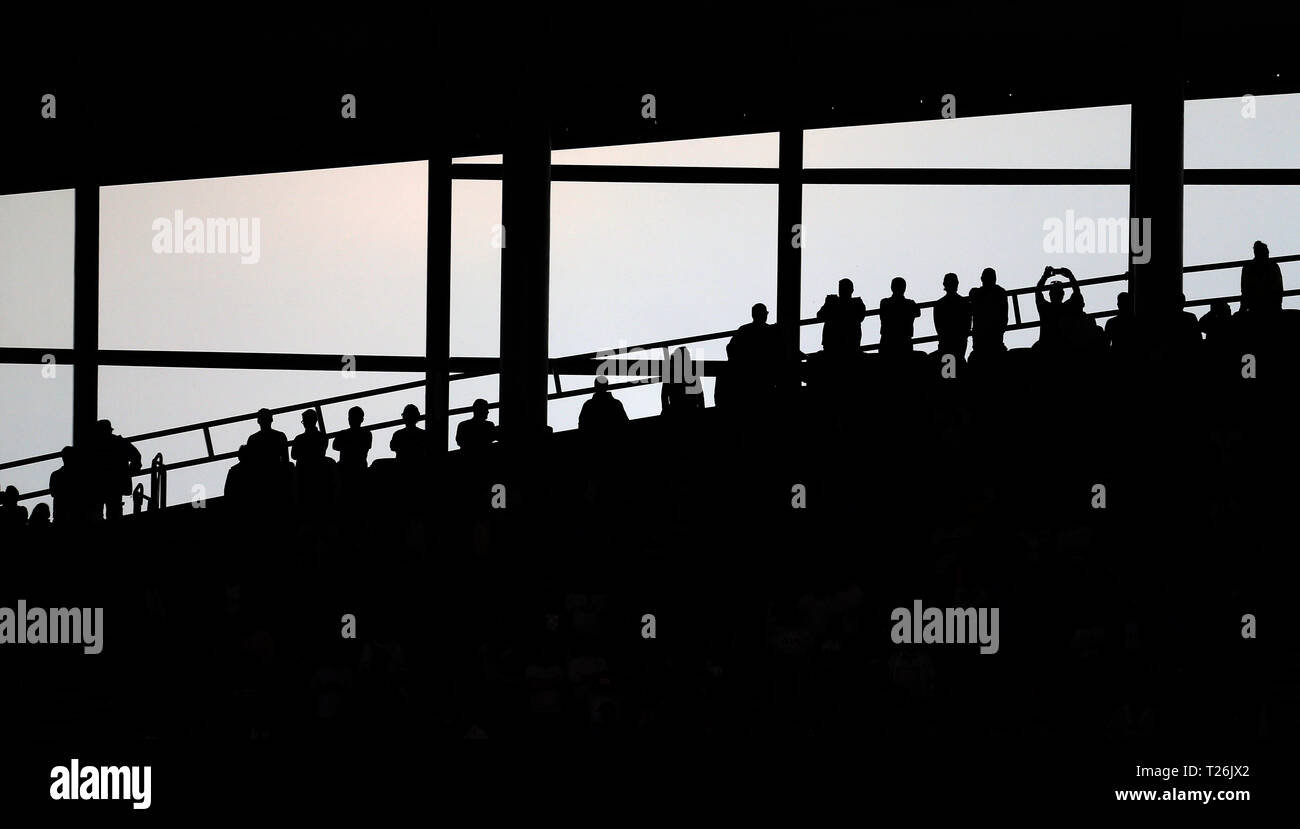 Allgemeine Ansicht der Fans während der legenden Test event Match bei Tottenham Hotspur Stadium, London. Stockfoto