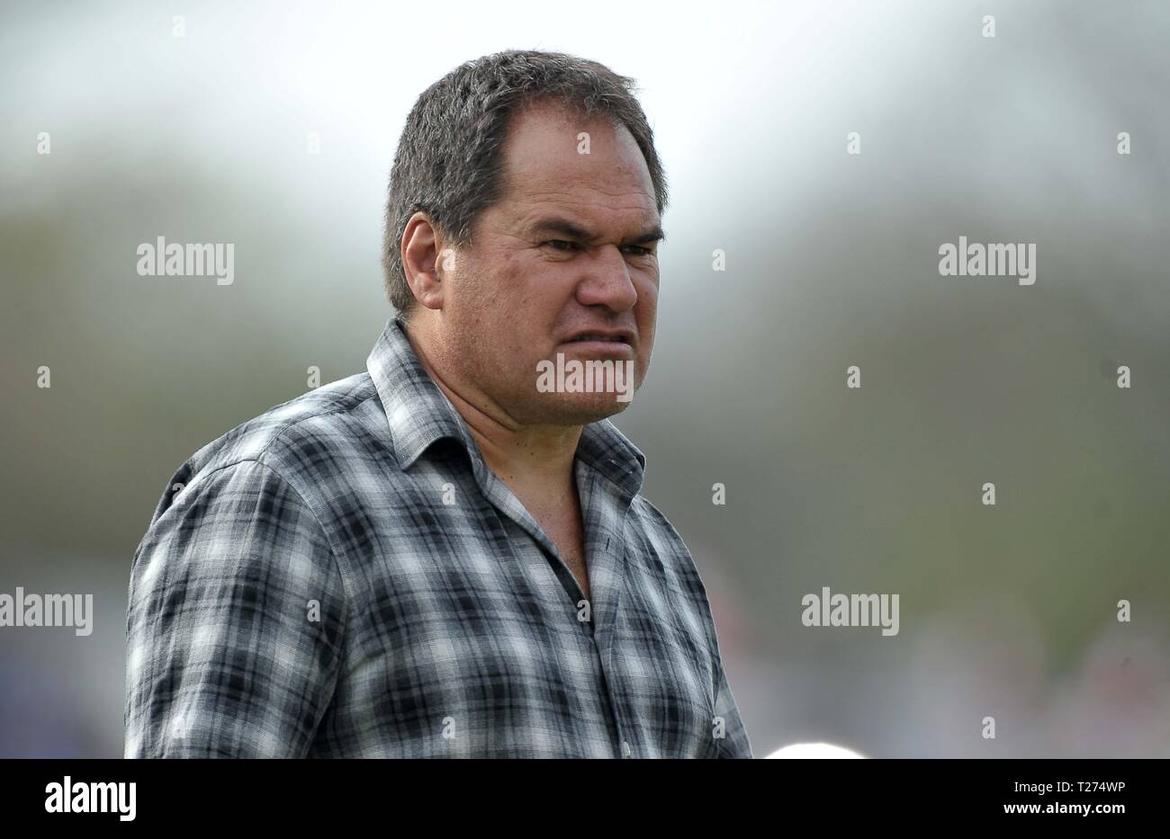 London, Großbritannien. Am 30. März 2019. Dave Rennie (Glasgow Wariors Head Coach). Sarazenen v Glasgow Warriors. Viertelfinale. Heineken Champions Cup. Allianz Park. London. UK. 30.03.2019. Credit: Sport in Bildern/Alamy leben Nachrichten Stockfoto