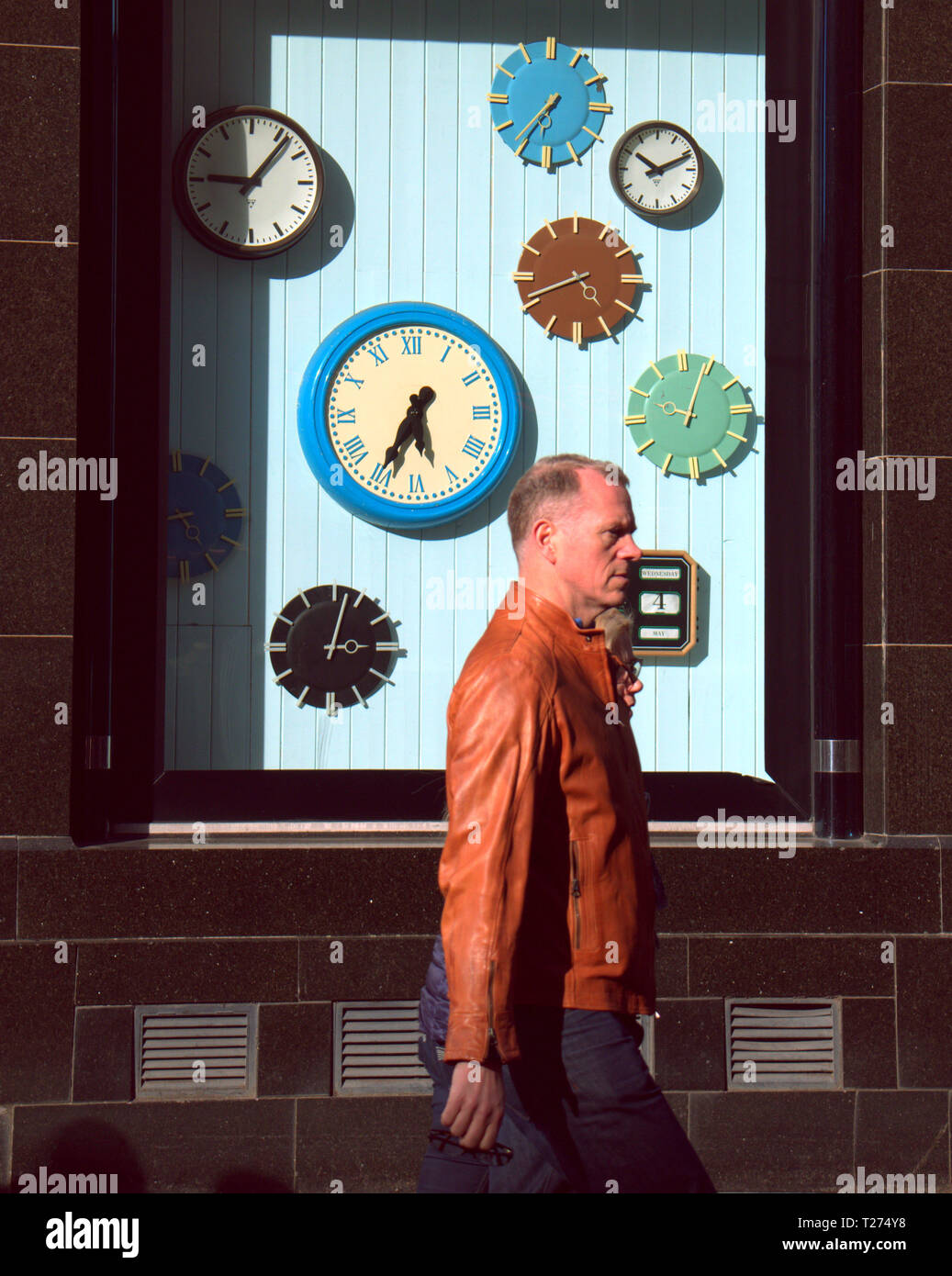 Glasgow, Schottland, Großbritannien, 30. März, 2019. Uhren weiter und die kultige Uhren der Stadt für die Änderung wird morgen eingestellt. Gerard Fähre / alamy Leben Nachrichten Stockfoto