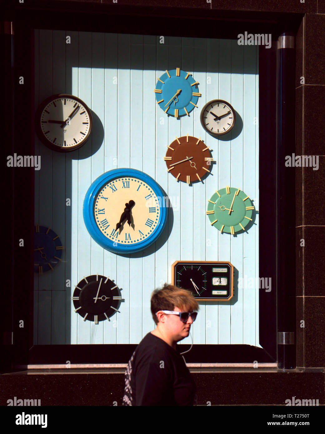 Glasgow, Schottland, Großbritannien, 30. März, 2019. Uhren weiter und die kultige Uhren der Stadt für die Änderung wird morgen eingestellt. Gerard Fähre / alamy Leben Nachrichten Stockfoto