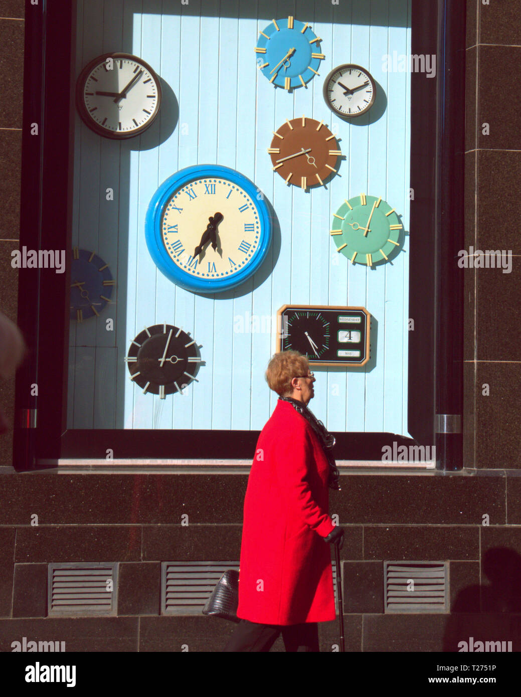 Glasgow, Schottland, Großbritannien, 30. März, 2019. Uhren weiter und die kultige Uhren der Stadt für die Änderung wird morgen eingestellt. Gerard Fähre / alamy Leben Nachrichten Stockfoto