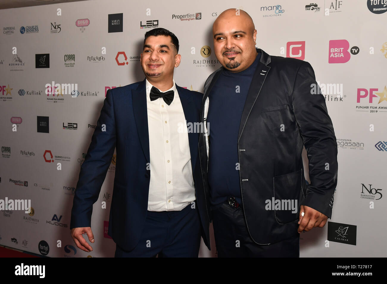 London, Großbritannien. Am 30. März 2019. Arrivers am BritAsiaTV präsentiert Kuflink Punjabi Film Awards 2019 im Grosvenor House, Park Lane, London, Vereinigtes Königreich. 30. März 2019 Bild Capital/Alamy leben Nachrichten Stockfoto