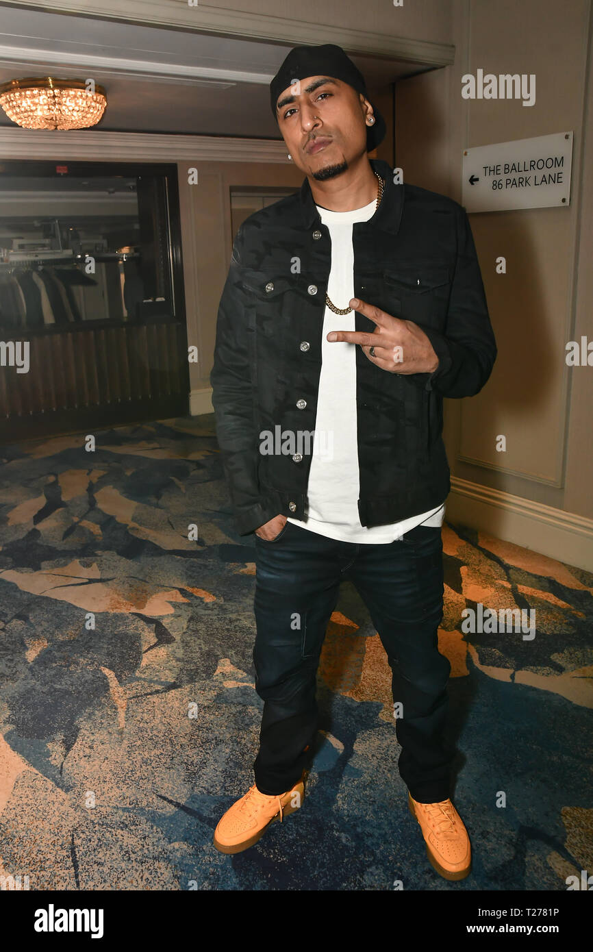 London, Großbritannien. Am 30. März 2019. Dr. Zeus ist ein britischer Komponist nehmen an der BritAsiaTV präsentiert Kuflink Punjabi Film Awards 2019 im Grosvenor House, Park Lane, London, Vereinigtes Königreich. 30. März 2019 Bild Capital/Alamy leben Nachrichten Stockfoto