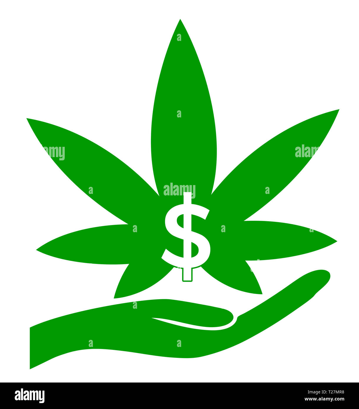 Geschäft Gelegenheit für Cannabis Investoren Stockfoto