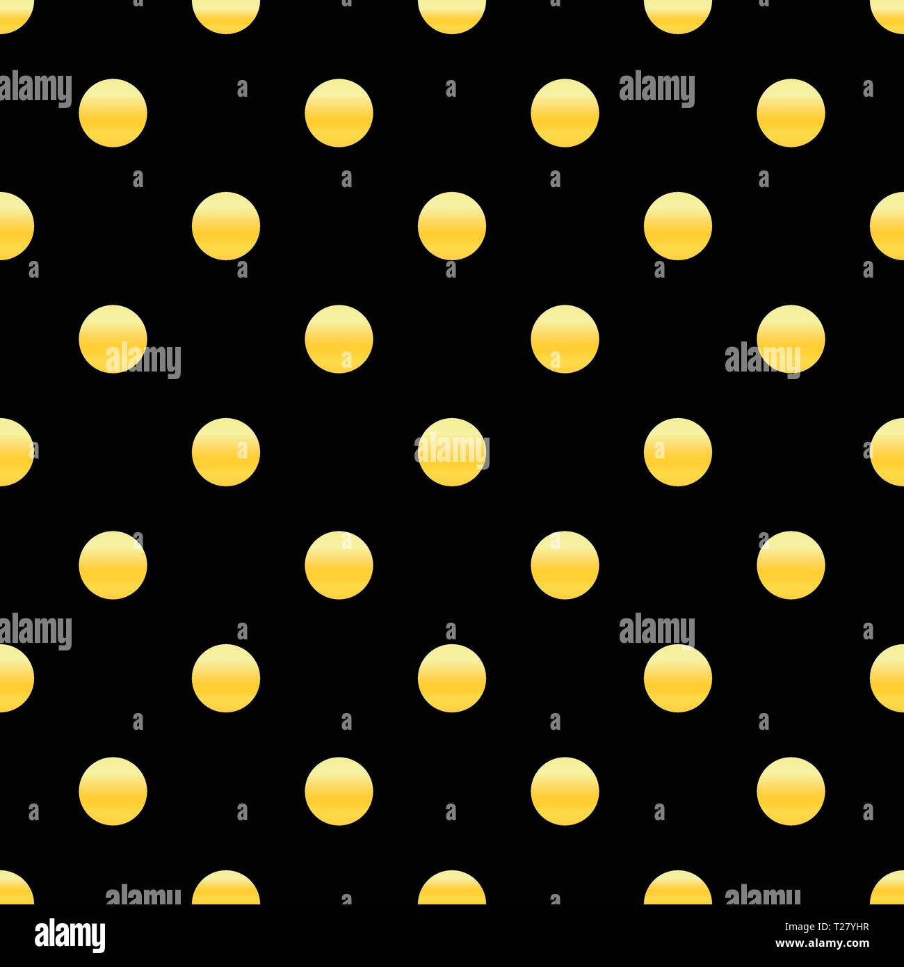 Golden dots nahtlose Muster. Geometrisch-abstrakte Textur. Gold kreisen. Retro Vintage Dekoration. Design Vector Illustration Stock Vektor