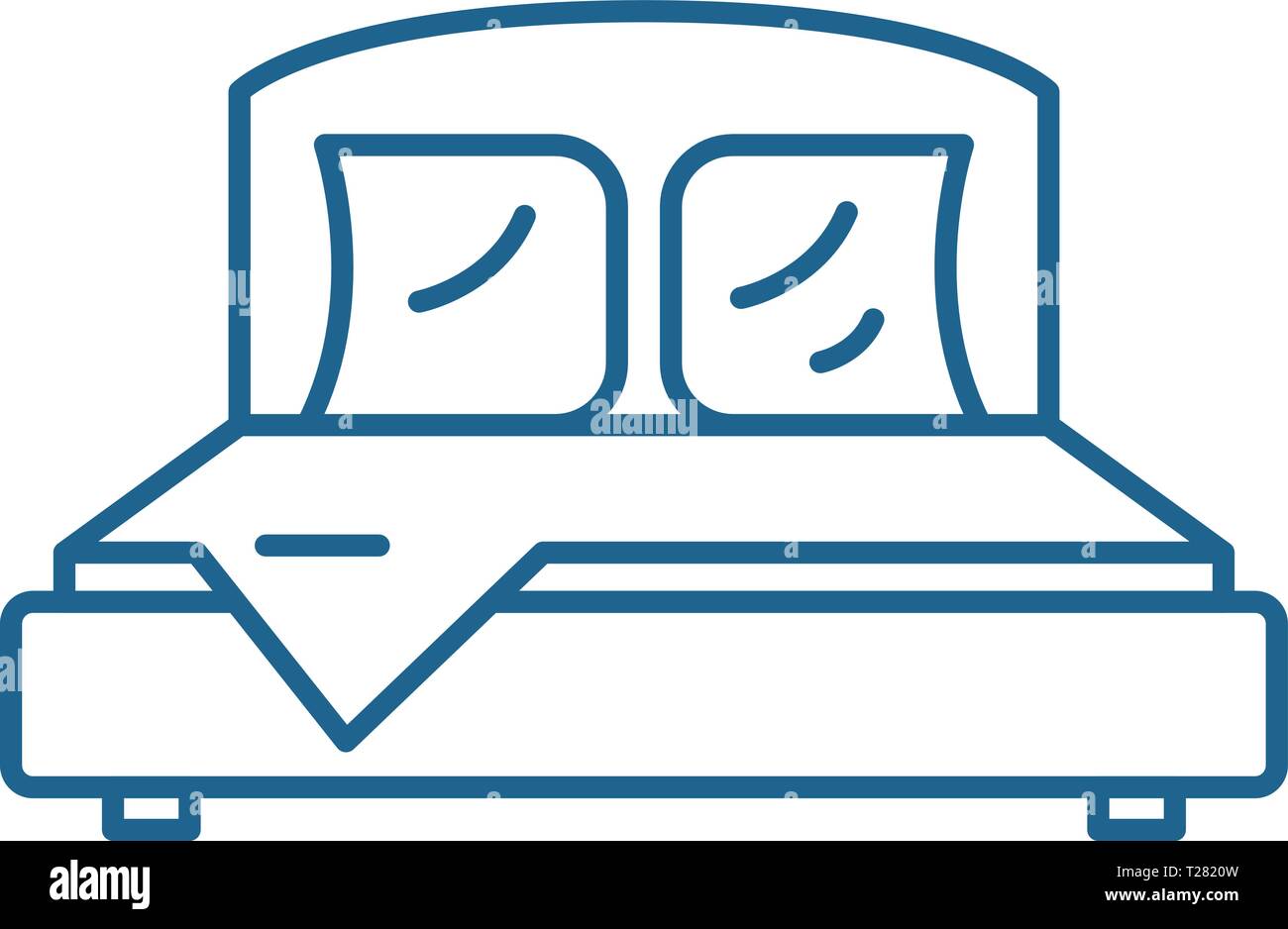 Weisses Schlafzimmer Interieur Stock Vektorgrafiken Kaufen Alamy