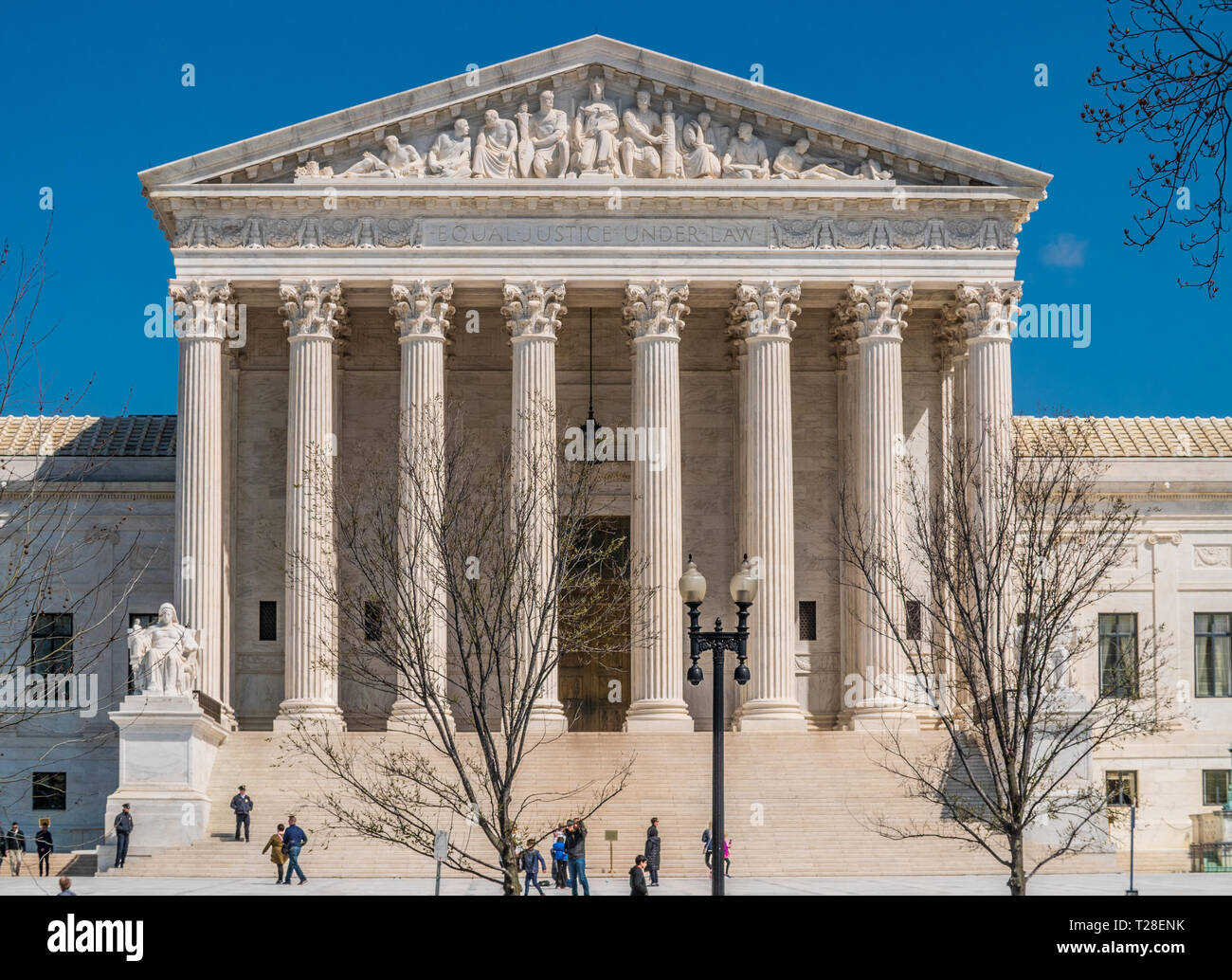 Der Oberste Gerichtshof in Washington D.C. Stockfoto