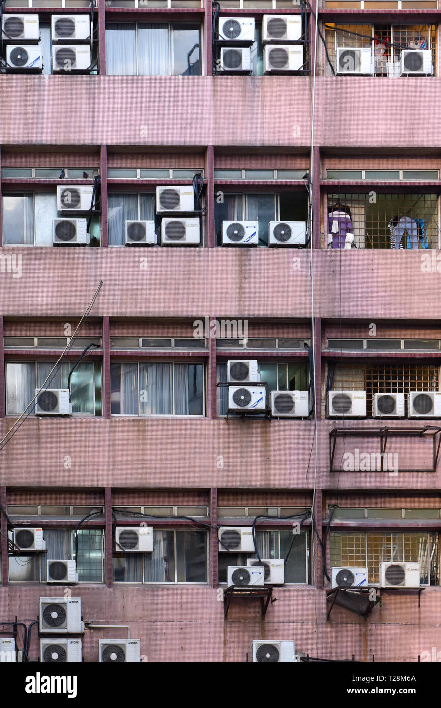 AC-Geräte, Gebäude, Kuala Lumpur, Malaysia Stockfoto