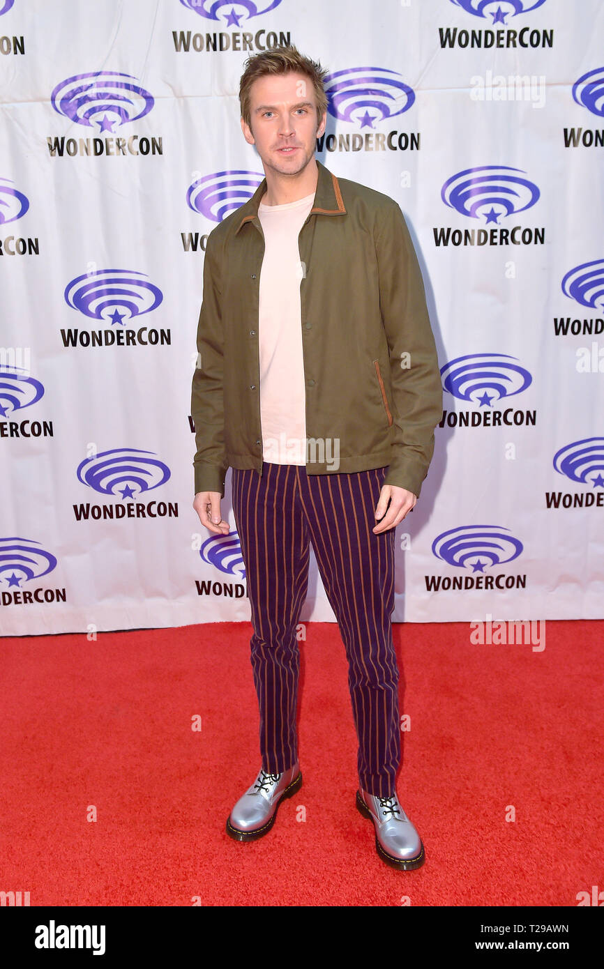 Dan Stevens am Fotoshooting für die FX-TV-Serie 'Legion' bei der WonderCon 2019 im Anaheim Convention Center. Anaheim, 29.03.2019 | Verwendung weltweit Stockfoto