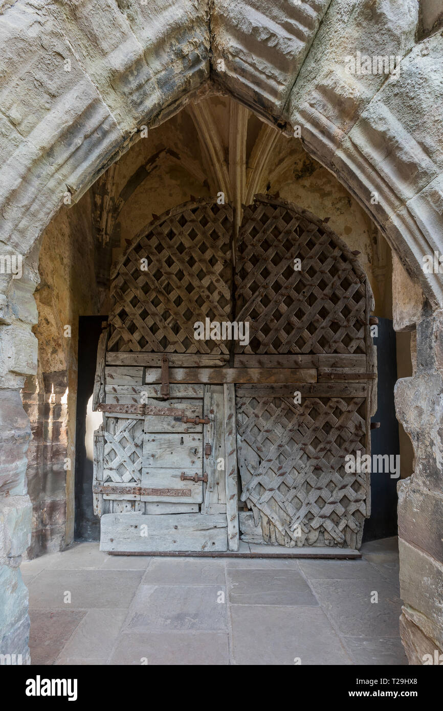 Die Ruinen der Burg Chepstow, Monmouthshire, South Wales Stockfoto