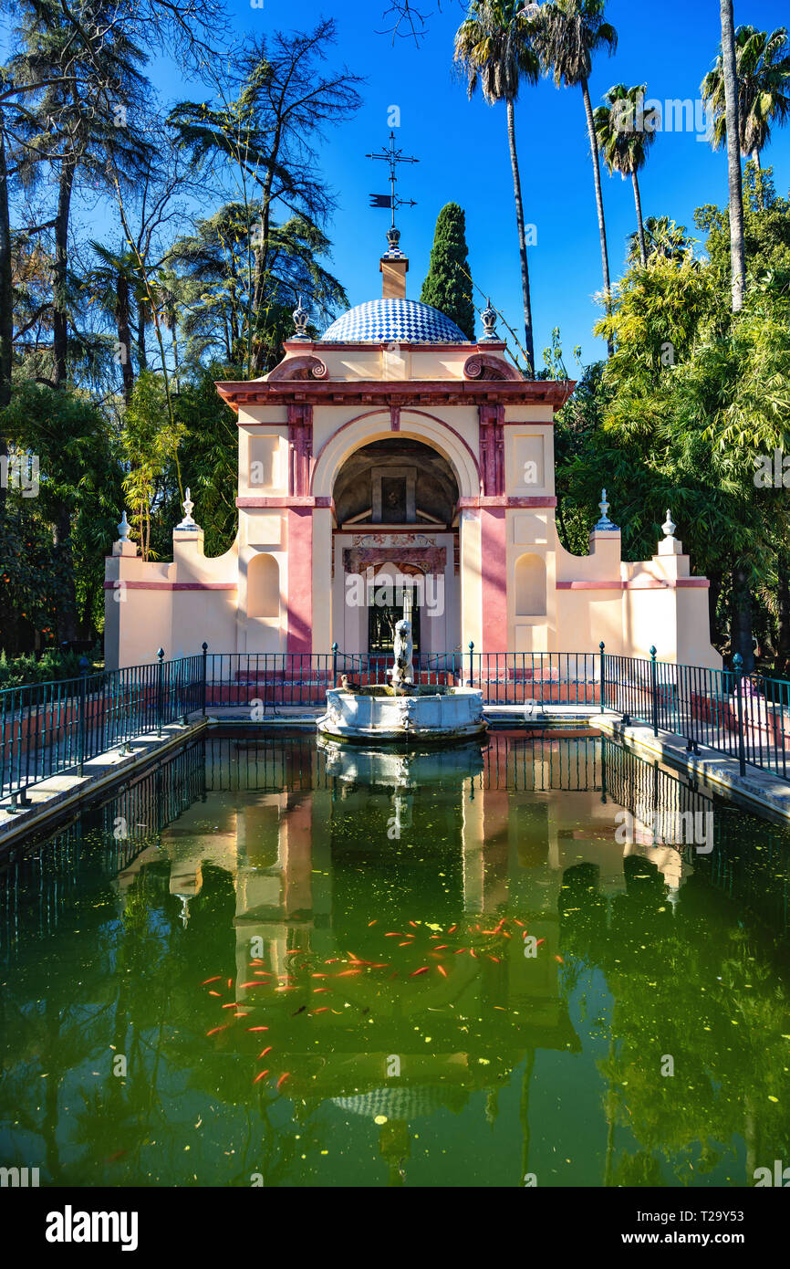 Real Alcázar de Sevilla, Andalousie, Espagne/Real Alcázar von Sevilla, Andalusien, Spanien Stockfoto