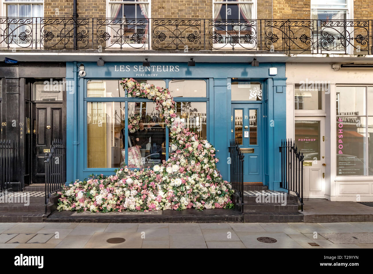 Les Senteurs Parfümerie in Belgravia, London SW1, London, Großbritannien Stockfoto