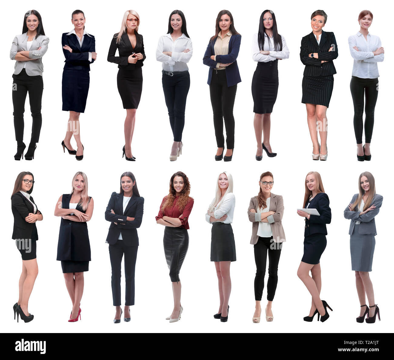 Collage business kleidung damen -Fotos und -Bildmaterial in hoher Auflösung  – Alamy
