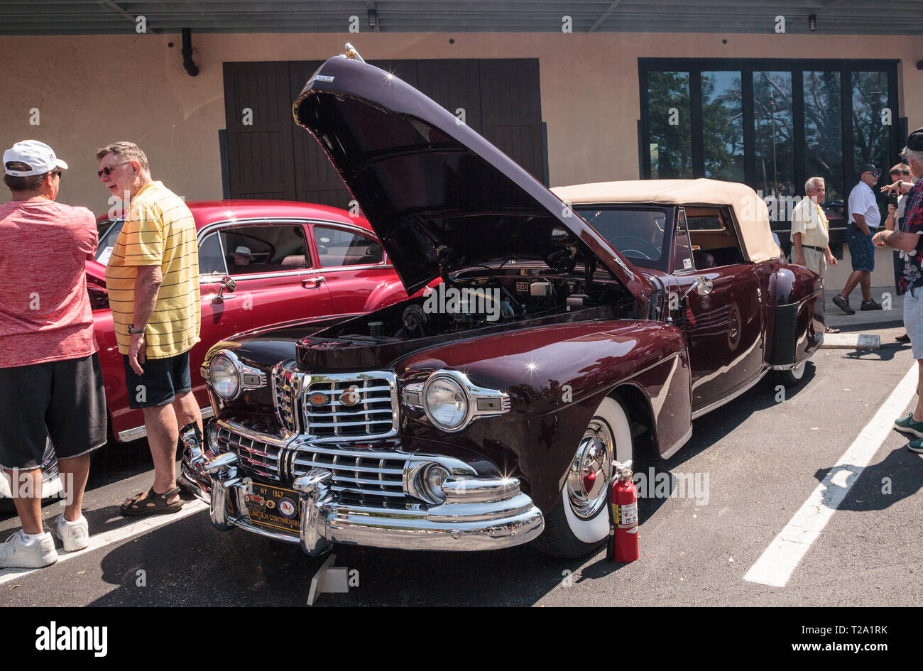 Naples, Florida, USA März 23,2019 1947 Lincoln Continental auf der