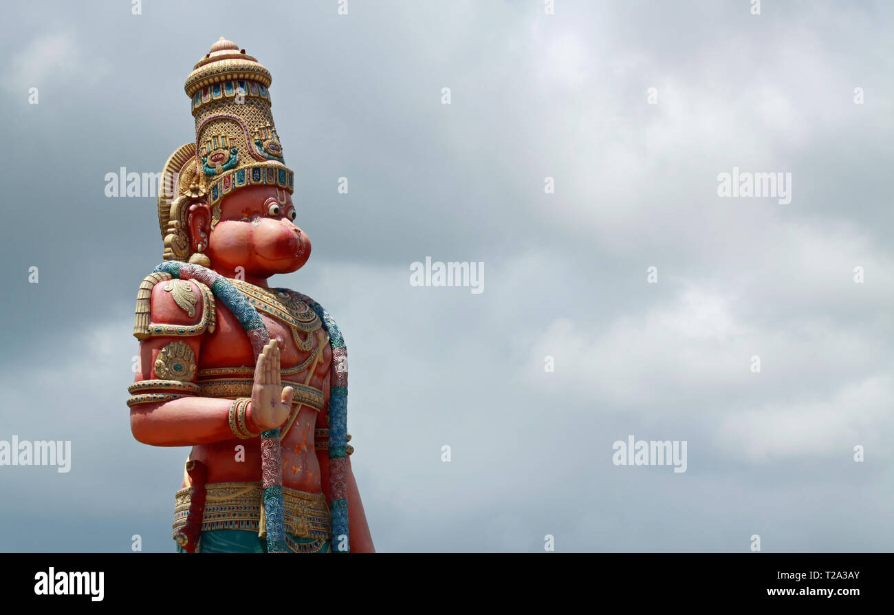 Höchste Statue des Hinduismus Gott hanuman außerhalb von Indien - Hanuman Murti, Trinidad Stockfoto