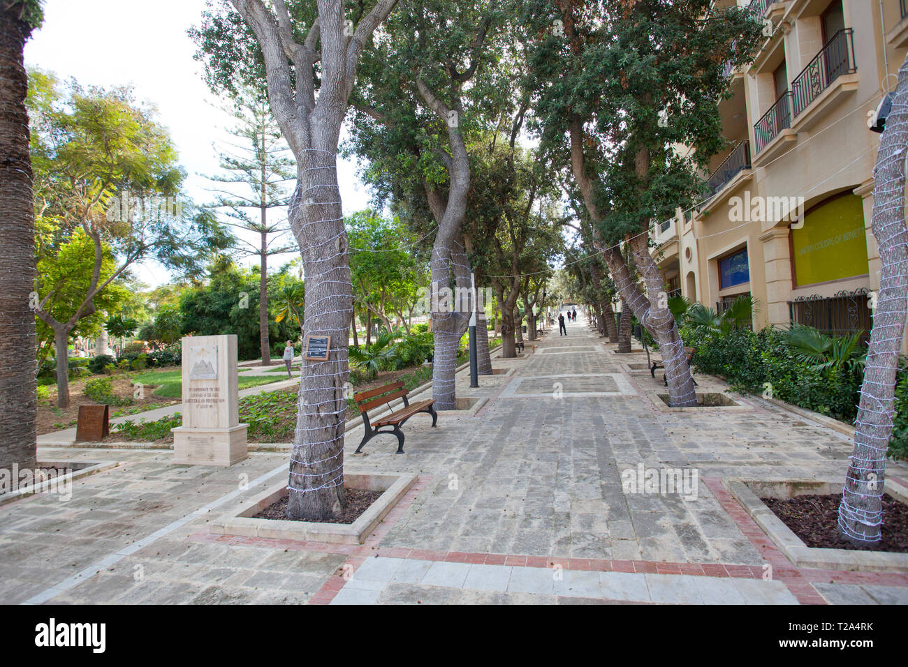 Villa Rundle Gardens in Gozo Stockfoto