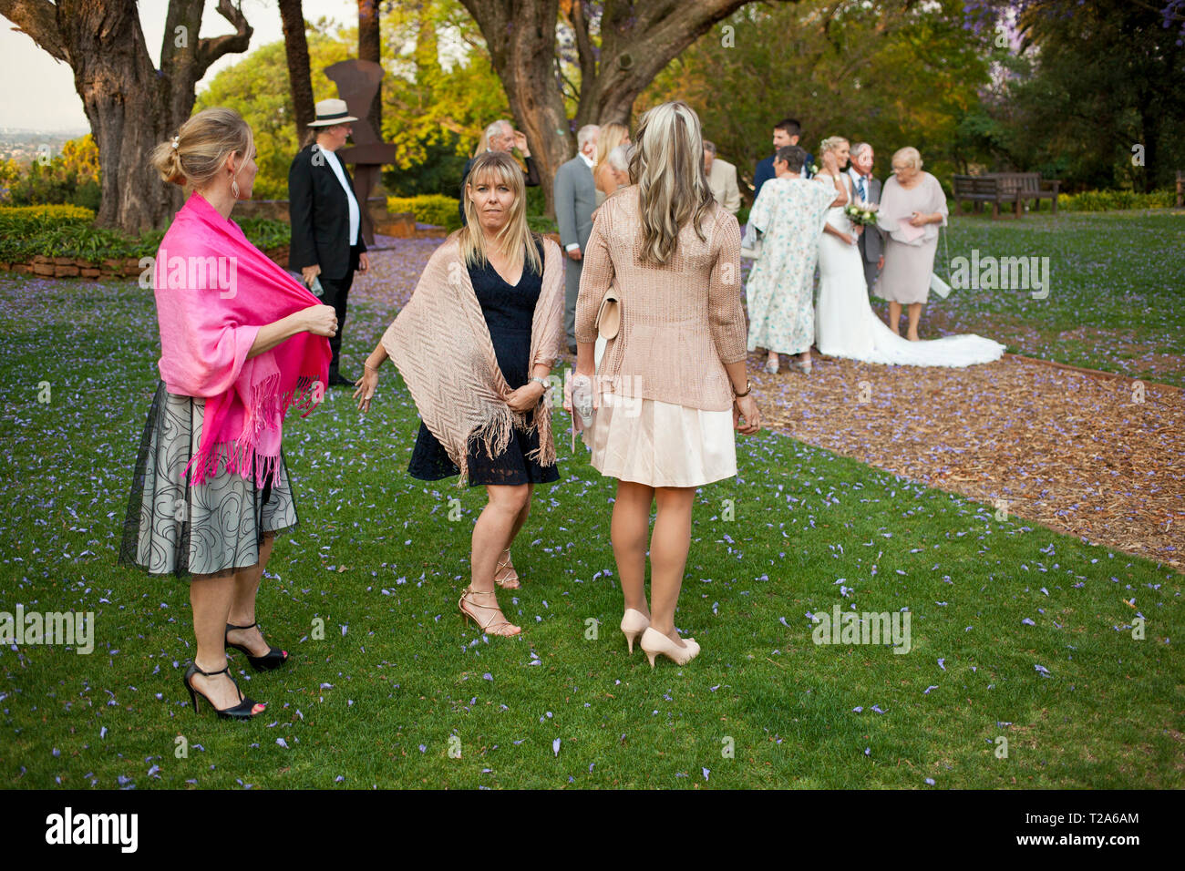 Hochzeit in St. Andrew's School für Mädchen Stockfoto