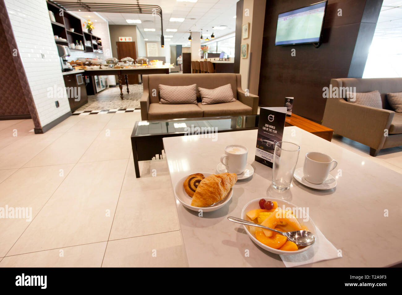 SAA Business Lounge, Stockfoto