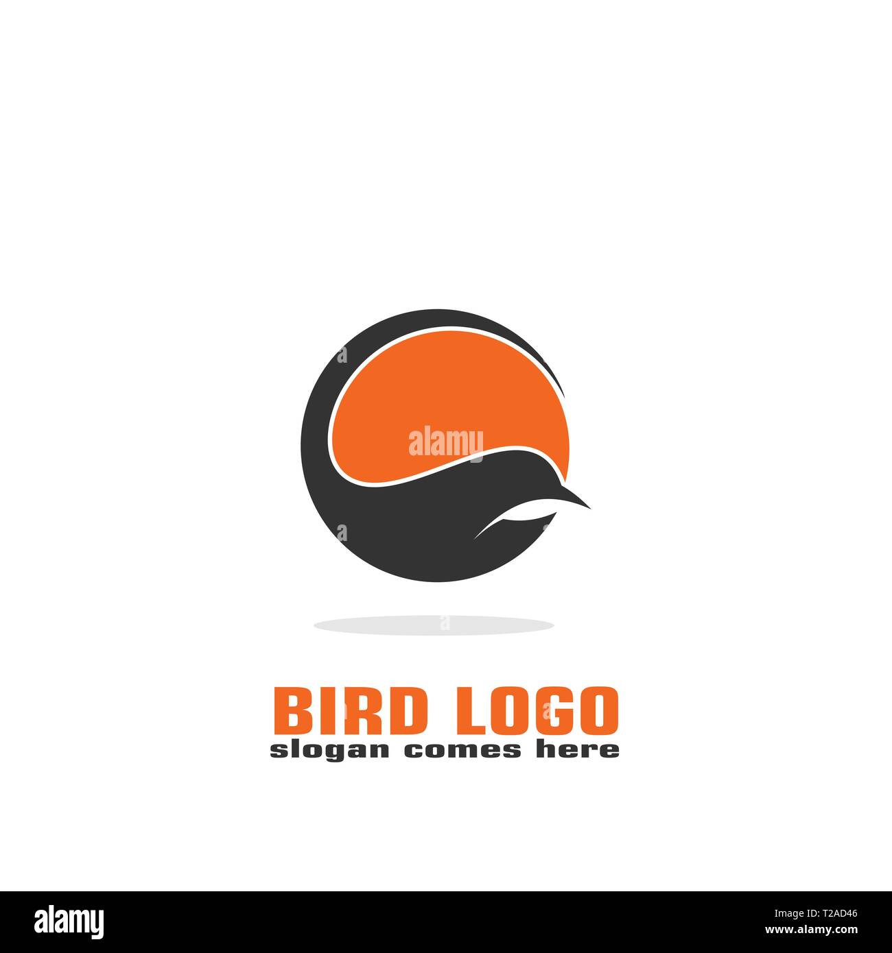 Vogel Grafik logo Vorlage, abstrakte Vogel Logo. Stock Vektor
