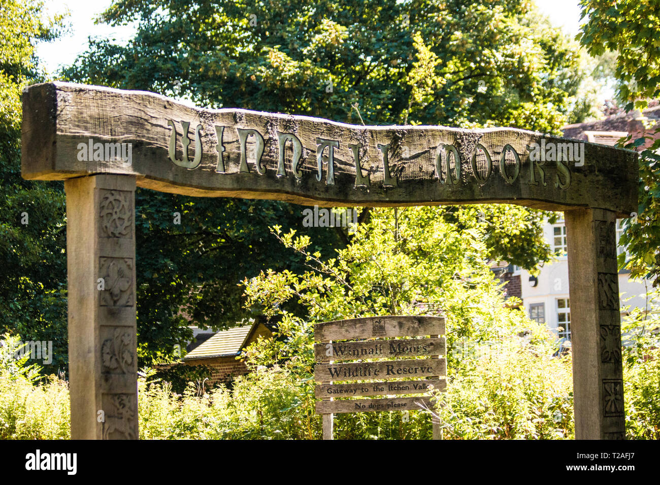 Winnall Mauren Naturschutzgebiet Winchester, Hampshire Stockfoto