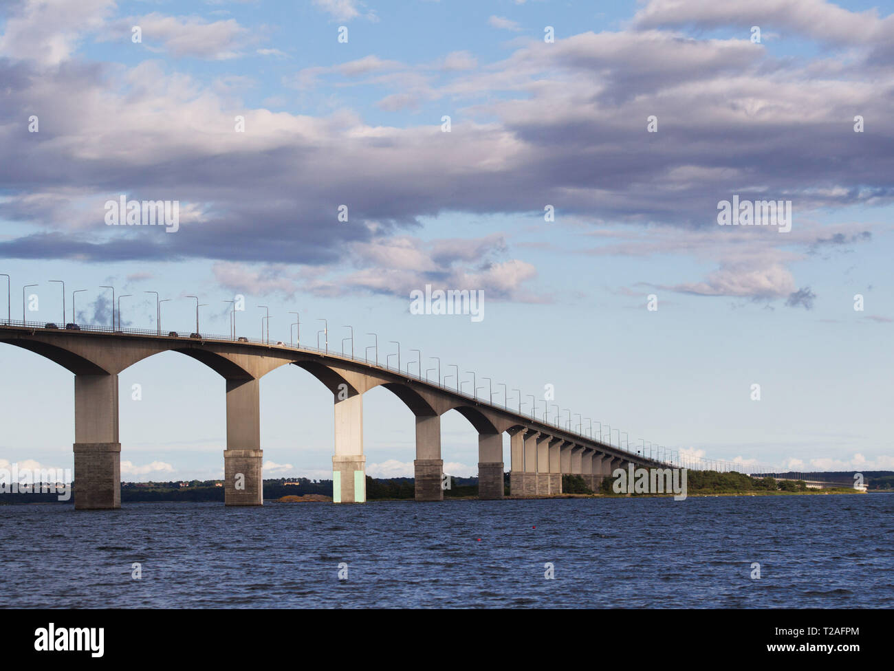 20170823 Öland KALMAR Brücke zwischen Kalmar und Öland. Foto Jeppe Gustafsson Stockfoto