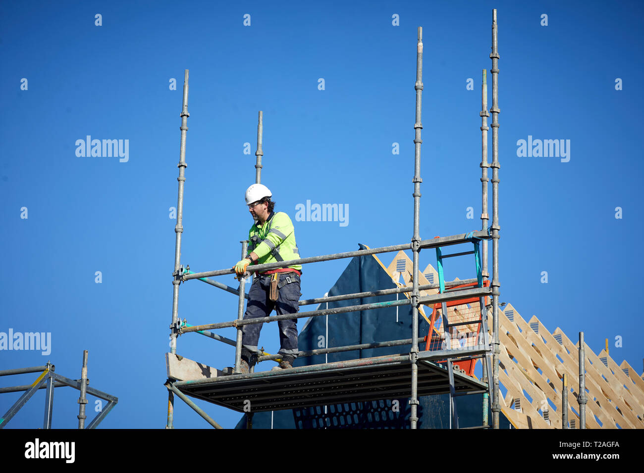 Barratt Manchester starten ihre Viertel Könige und Rettern Ort Entwicklungen in Beeston, Warrigton. Stockfoto