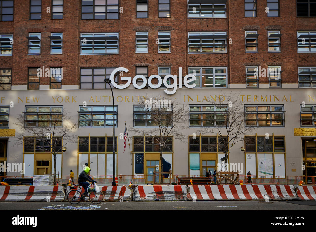 Google Gebäude 8510, 111 8th Ave ab der 9. Avenue Stockfoto