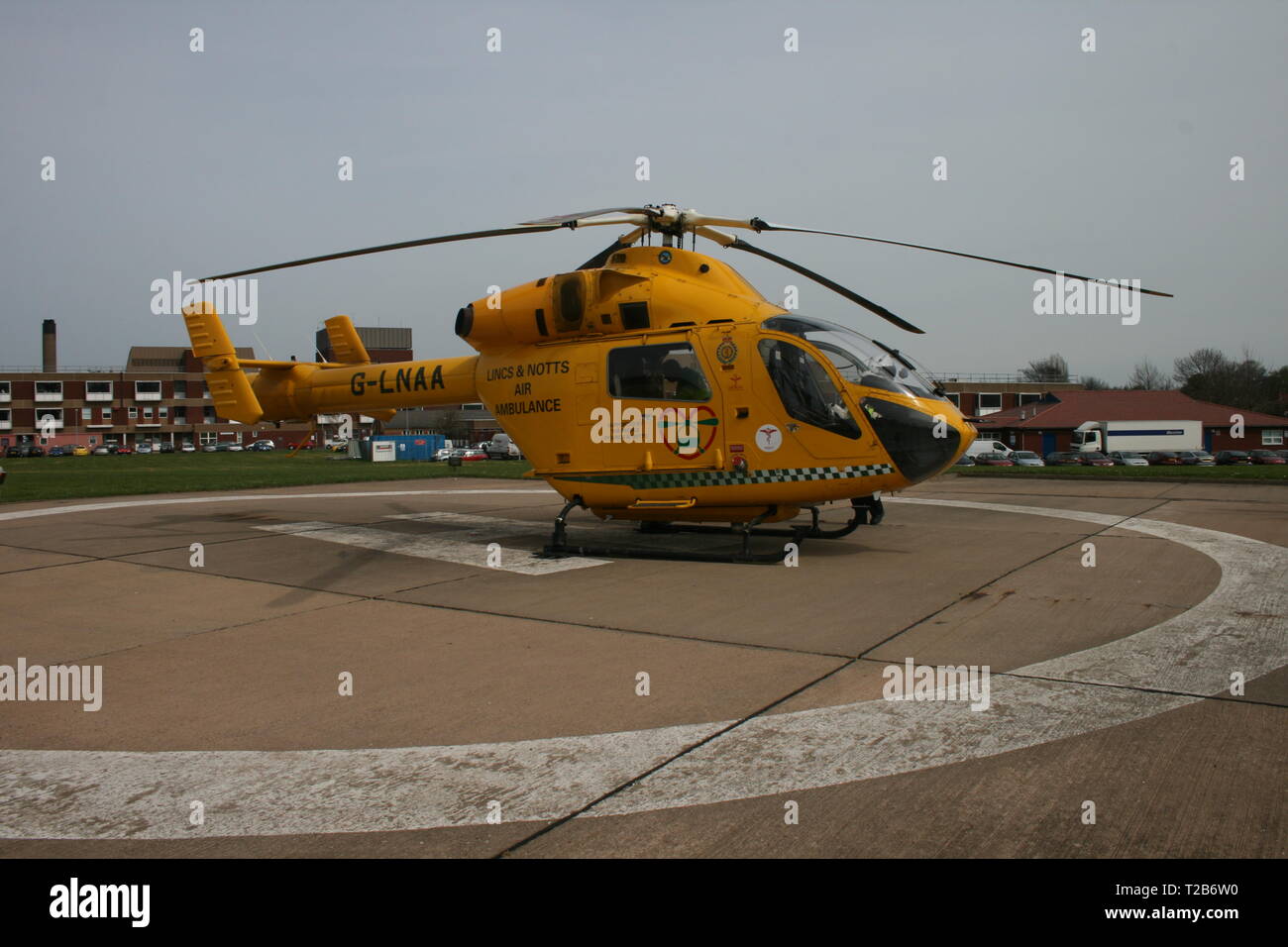 Air Ambulance, schnelle medizinische Antwort Stockfoto