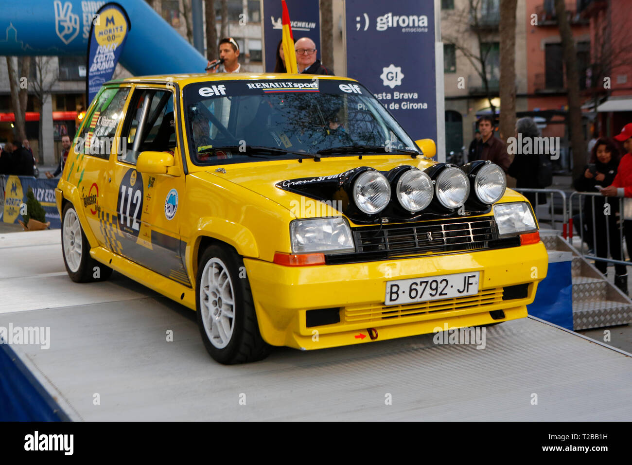 Start der 67th Edition von Moritz historische Rallye Costa Brava in Girona, Spanien am 15.03.2019 Stockfoto