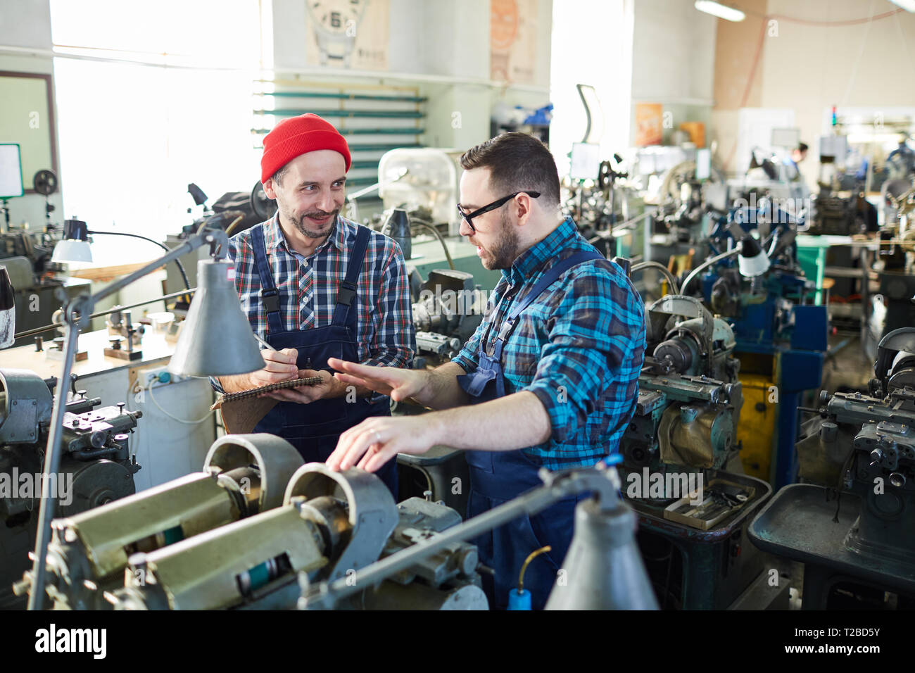 Arbeitnehmer in der Ausbildung Stockfoto