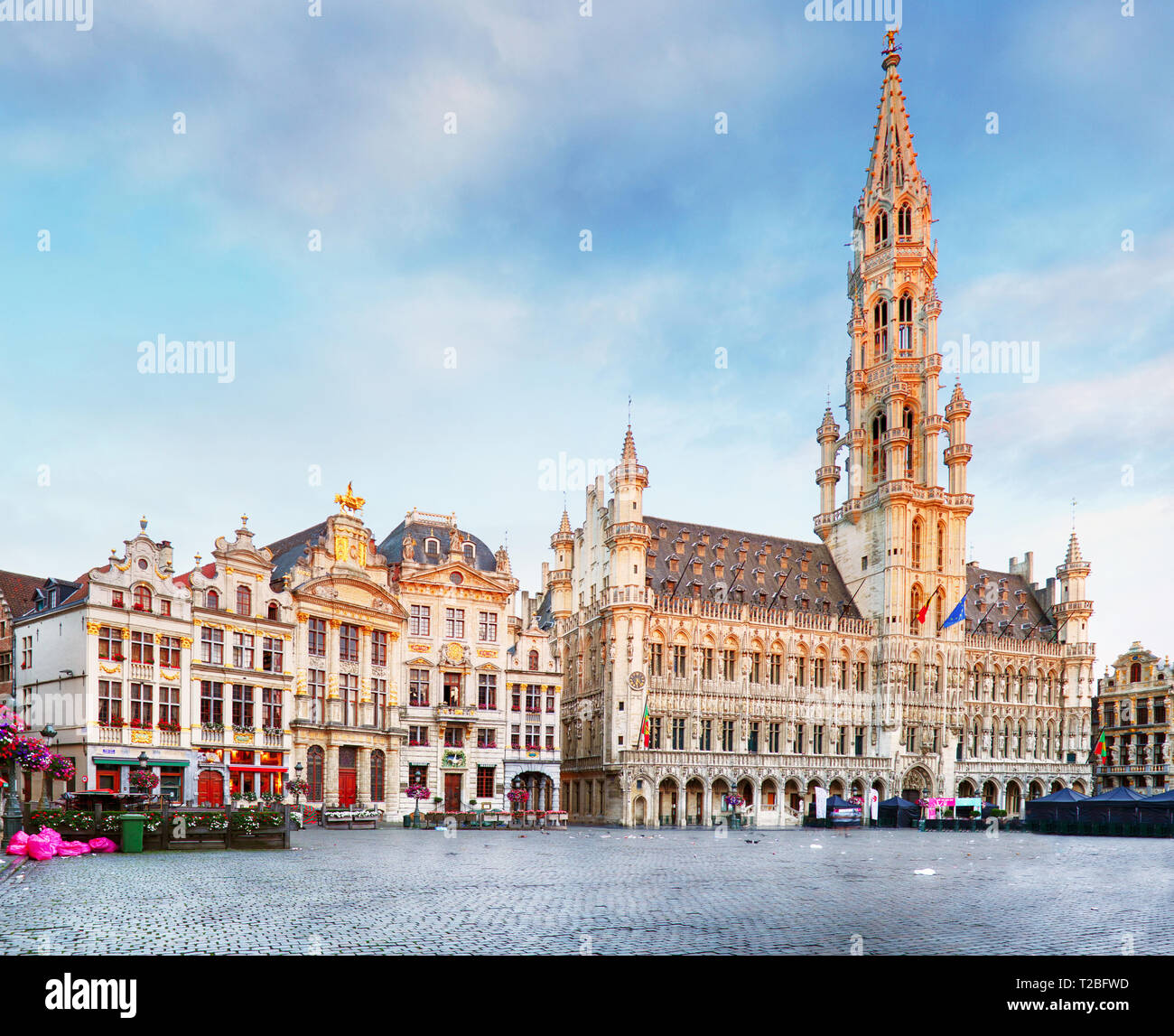 Die Grand Place in Brüssel, Belgien Stockfoto