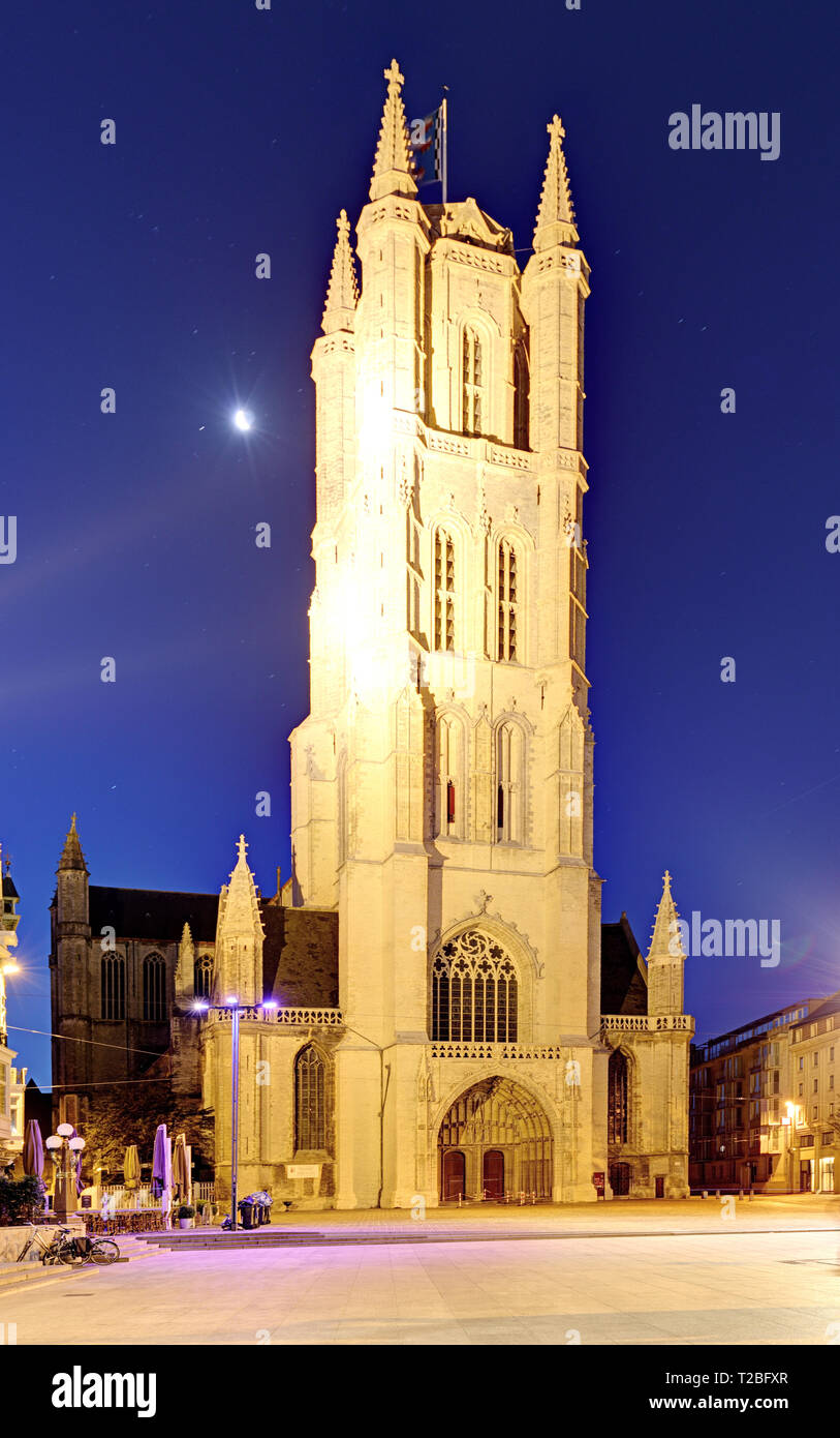 Belfort Tower im historischen Teil der Stadt Gent, Belgien Stockfoto