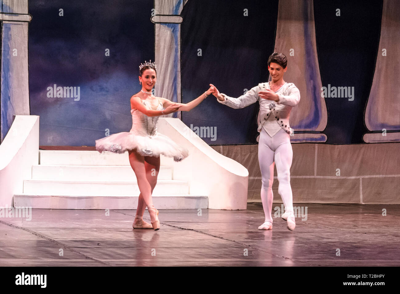 Cuban National Ballet spielt „Cinderella“ in Tearo La Caridad, Santa Clara, Kuba Stockfoto