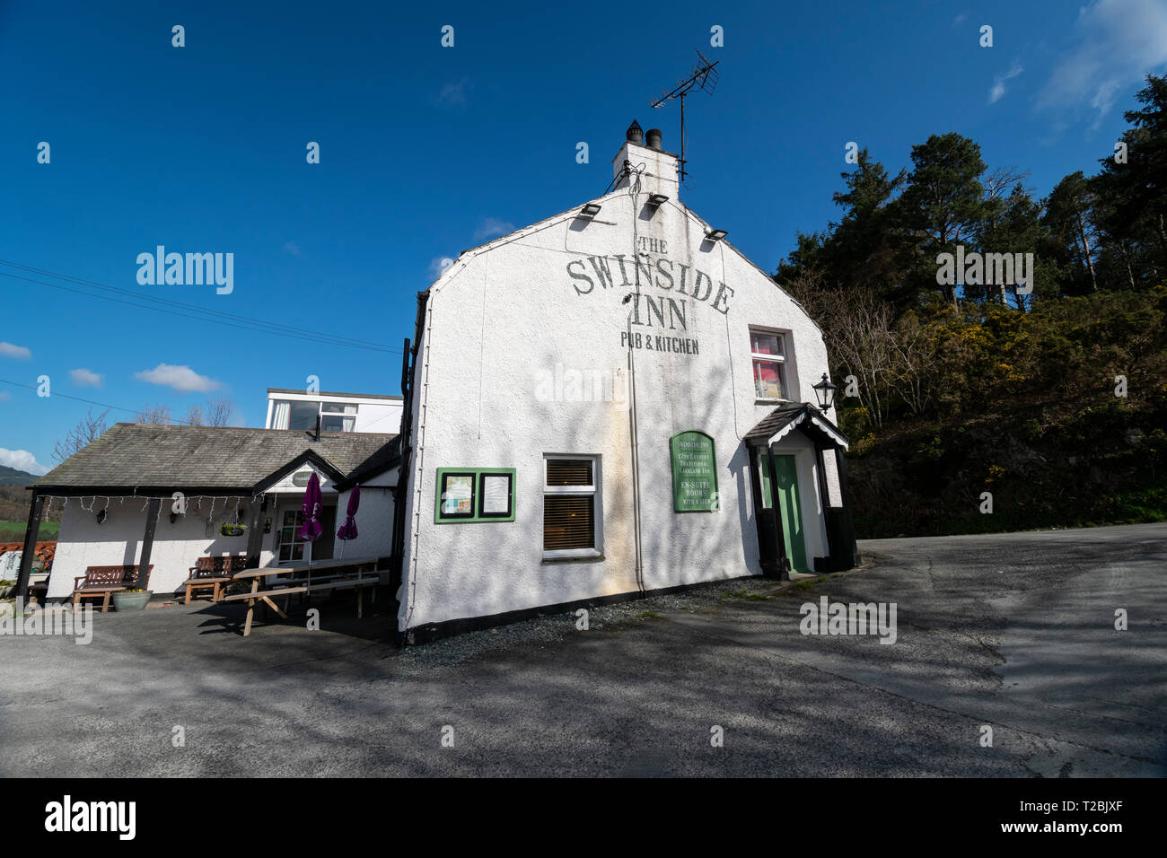Swinside Inn, Newlands Valley, Keswick, Cumbria Stockfoto