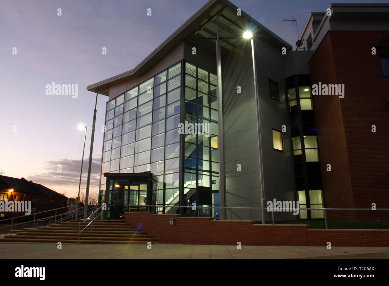 Polizei HQ Grantham, Lincolnshire, Großbritannien Stockfoto