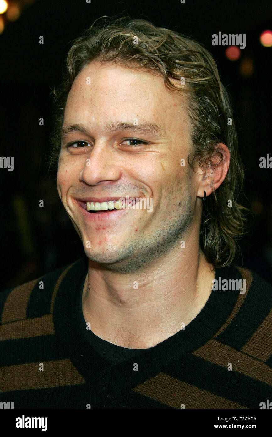 Toronto, Kanada, am Freitag. 8. Sep 2006. Australische Schauspieler Heath Ledger kommt bei der Premiere von "Candy" am Varsity 8 Theater während der Toronto International Film Festival in Toronto, Kanada, am Freitag, den 8. September 2006. Credit: Hubert Boesl | Verwendung weltweit/dpa/Alamy leben Nachrichten Stockfoto