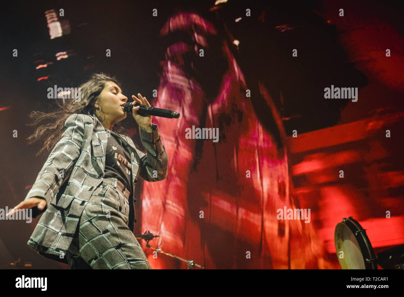 Schweiz, Zürich - 31. März 2019. Der kanadische Sänger und Songwriter Alessia Cara führt ein Live Konzert im Hallenstadion in Zürich. (Foto: Gonzales Foto - Tilman Jentzsch). Credit: Gonzales Foto/Alamy leben Nachrichten Stockfoto
