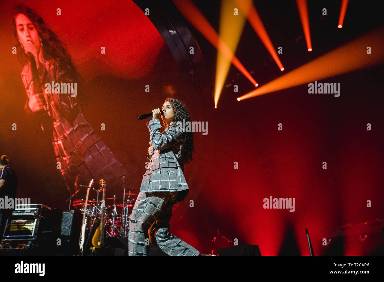 Schweiz, Zürich - 31. März 2019. Der kanadische Sänger und Songwriter Alessia Cara führt ein Live Konzert im Hallenstadion in Zürich. (Foto: Gonzales Foto - Tilman Jentzsch). Credit: Gonzales Foto/Alamy leben Nachrichten Stockfoto