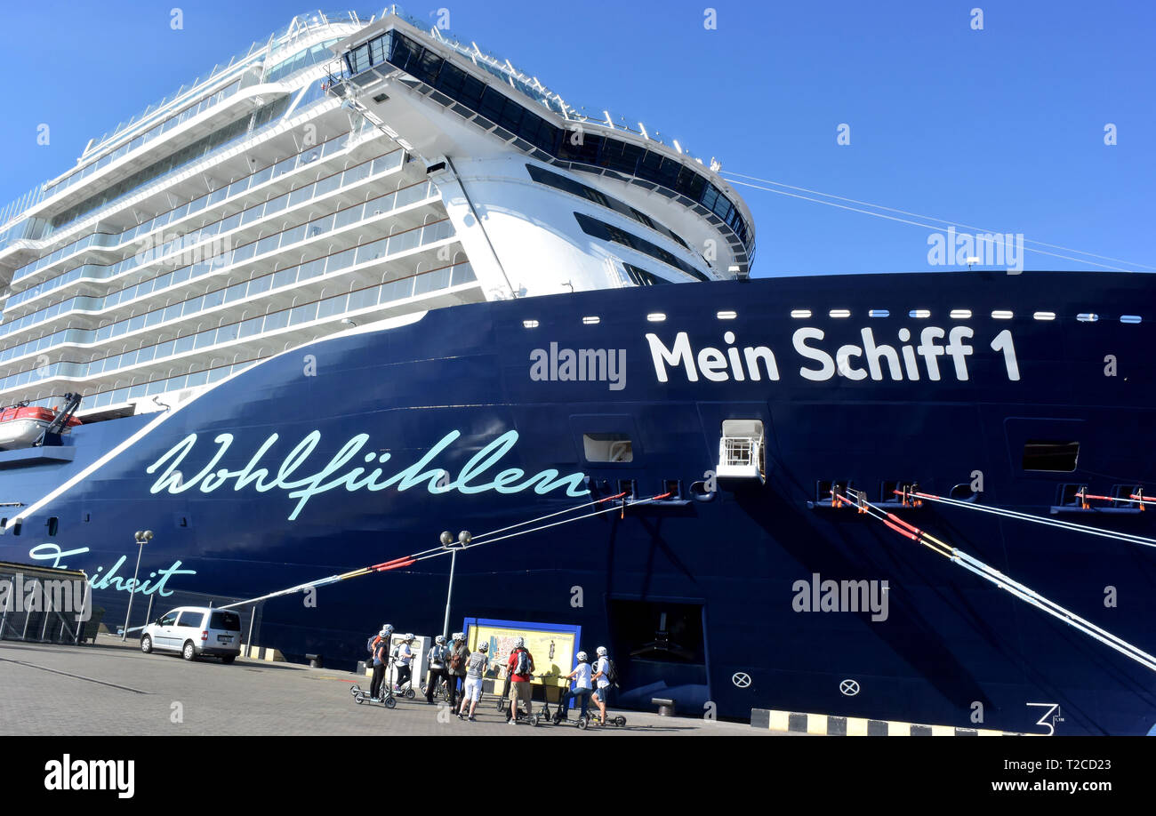 Klaipeda Litauen 07 Juli 2018 Mein Schiff 1 Von Tui