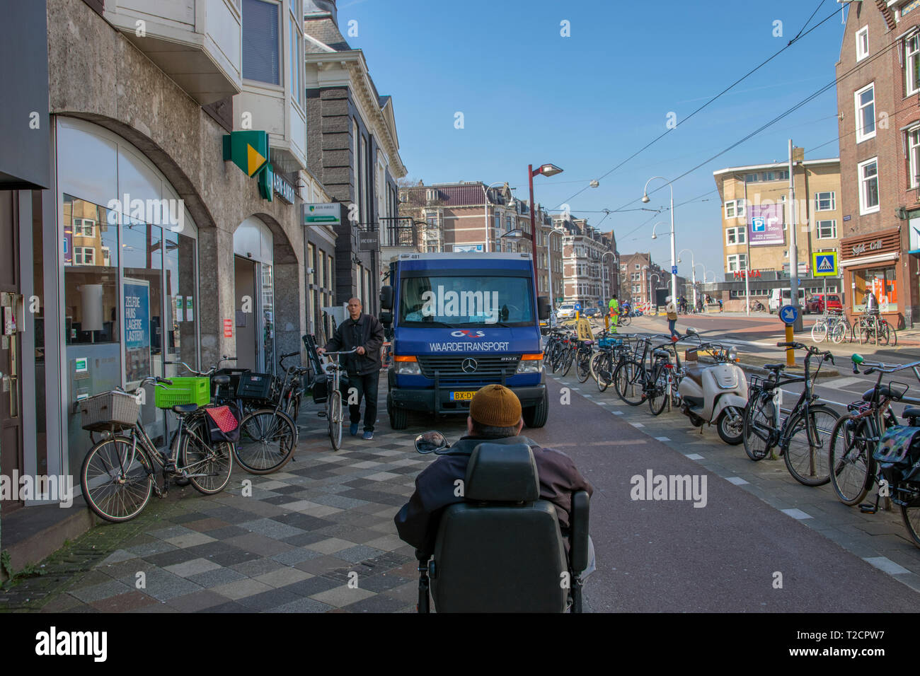 G4S Truck in Amsterdam Die Niederlande 2019 Stockfoto