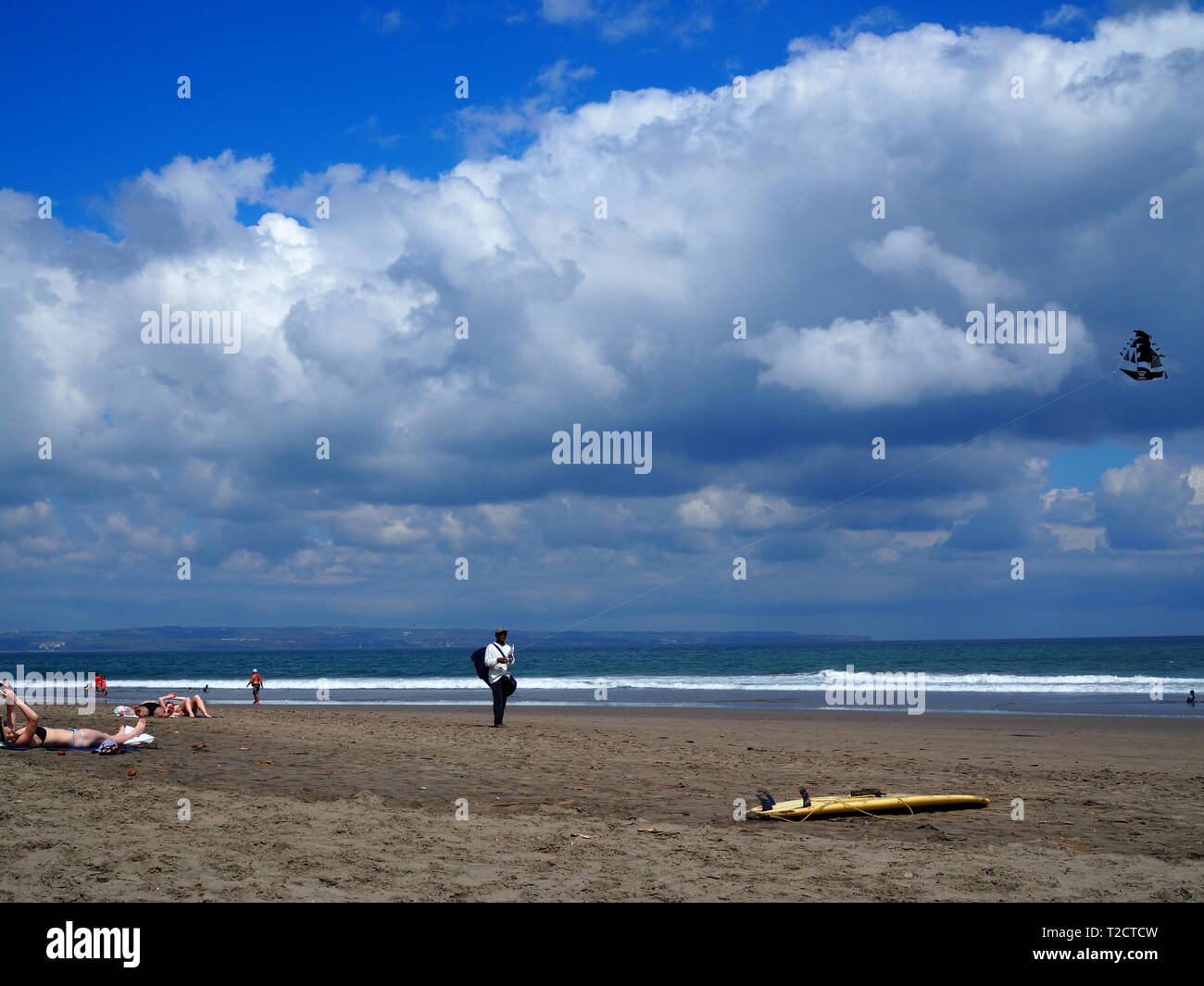 Petitenget Beach, Seminyak, Bali, Indonesien Stockfoto