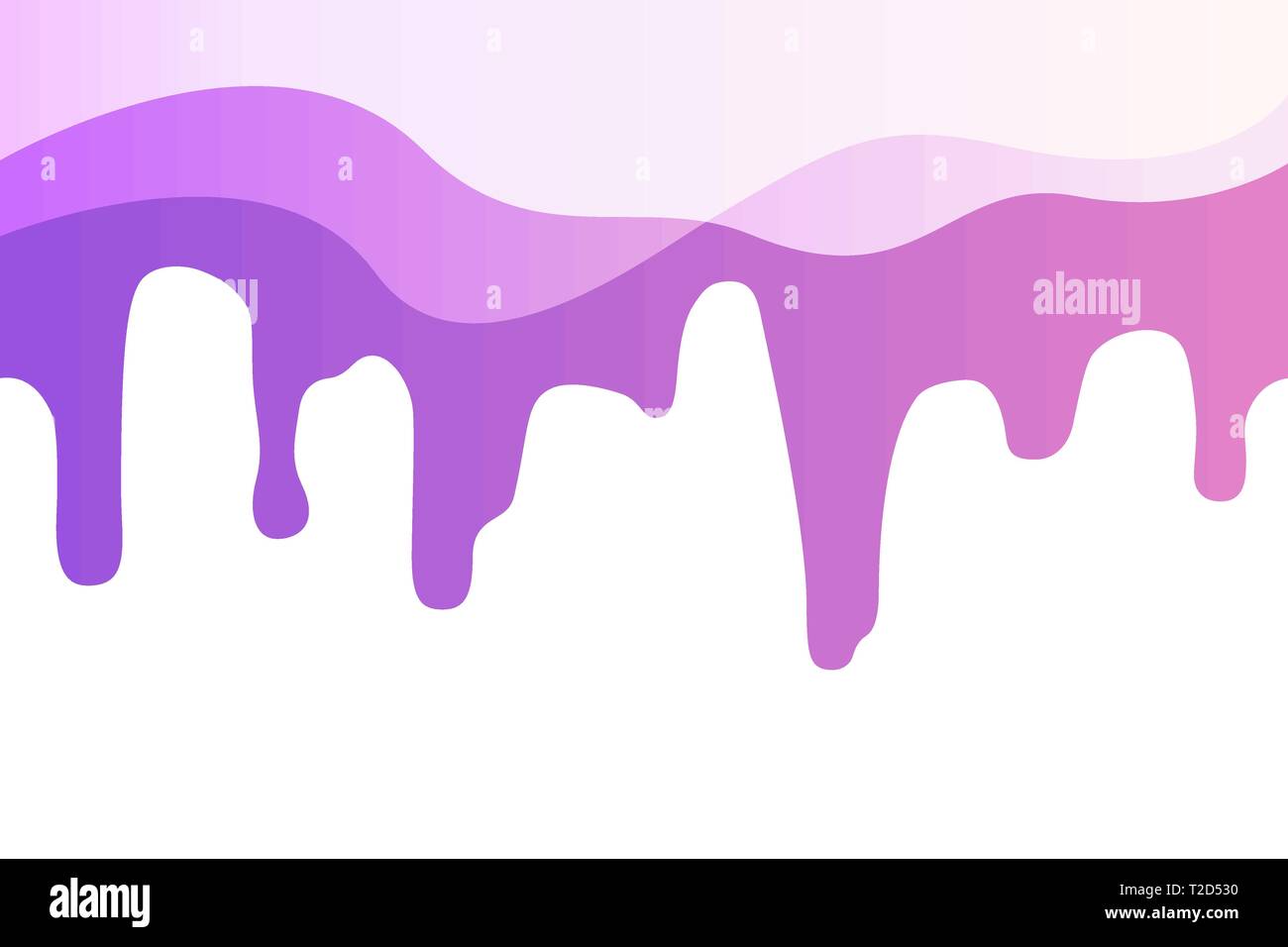 Violett lack Flow abwärts Stock Vektor