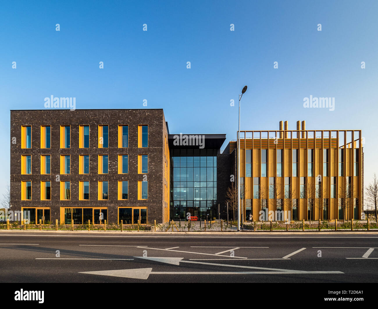 Abcam-Hauptquartier Abcam HQ auf der Cambridge biomedizinischen Campus: Labor- und Büroflächen. Architekten Architekten NBBJ Eröffnet 2019 Stockfoto