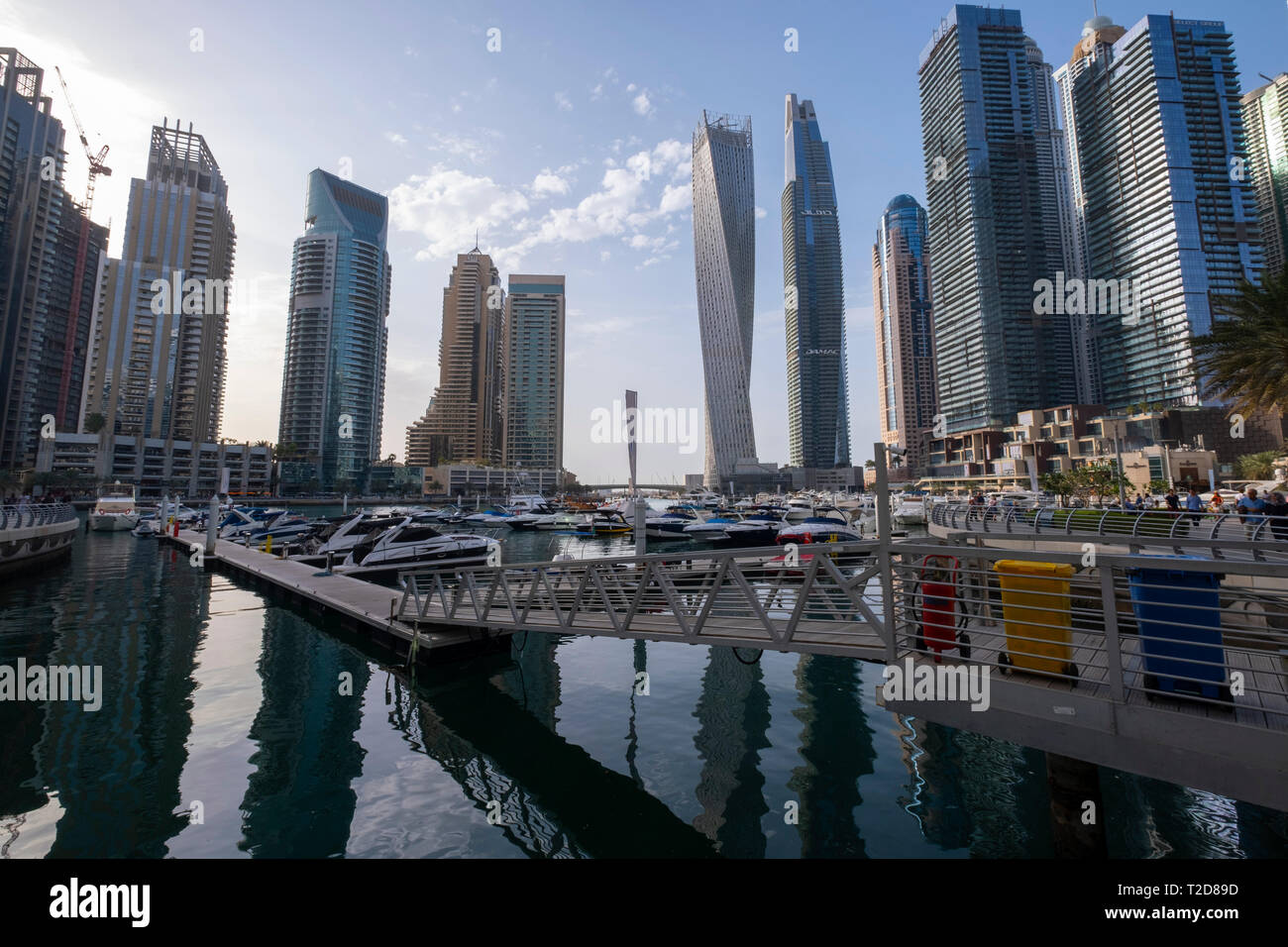 Dubai Marina, Dubai, Vereinigte Arabische Emirate Stockfoto