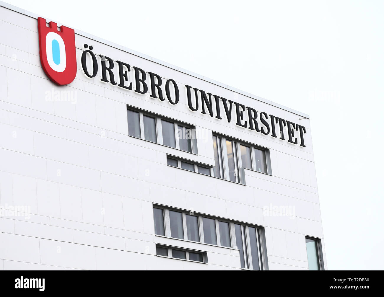 Örebro University (Schwedisch: Örebro Universitet) ist eine staatliche Universität in Örebro, Schweden. Stockfoto